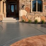 Concrete patio